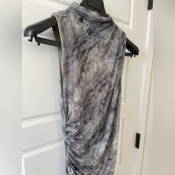 Ardene Printed Mesh Draped Dress | L - Picture 6 of 10